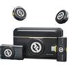 HollyView Hollyland Lark M2 - Microfono wireless per iPhone/fotocamera/Android/PC, audio ad alta fedeltà 48 kHz/24 bit, portata 300 m, cancellazione del rumore, 40 ore di utilizzo, YouTube, Vlog, Streaming