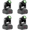 U`King 4 pezzi UKing LED Moving Head Beams d-mx effetto luce Mini LED Pinspot luce RGBW 11/13 CH luce discoteca effetti di luce controllata musica per DJ discoteca party club bar illuminazione palcoscenico