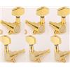 Musiclily Basic R15A 3R3L 15:1 Set Meccaniche Chitarra Tuners Dorato | Paletta Grande Esagonale, per Chitarra Elettrica Acustica