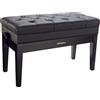 Roland Sgabello Roland a due posti per pianoforte, con finitura palissandro, con scomparto per gli spartiti - RPB-D500RW