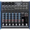 Pronomic M-802 Mixer 8 Canali Con 4 Ingressi XLR, EQ A 3 Bande E FX-Send
