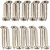 Musiclily Ultra 2,5x15/18mm Viti per Mascherina Pickup Humbucker Nickel20pz | Acciaio Inossidabile, Testa Svasata,per Chitarra Elettrica e Basso