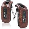 AKLOT Sistema di chitarra Wireless,AKLOT 5,8 GHz Trasmettitore e ricevitore wireless per chitarra batteria al litio ricaricabile incorporata da digitale per basso elettrico