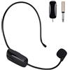 Topiky Altoparlante portatile per amplificatore vocale, mini microfono da 3,5 mm per cuffie senza fili montato sulla testa Microfono a condensatore MIC per insegnanti, guide turistiche, istruttori