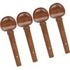 Tmboryuu Set di piroli per violino 4/4, in palissandro, con design ergonomico per una facile corda, eleganti pioli in palissandro