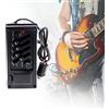 Tomantery Amplificatore Sintonizzatore, Controllo Volume a 4 Bande più EQ Chitarra BASS MIDD (fornito Senza Batteria) con Scatola Batteria per Chitarra per Chitarre Folk