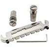 Musiclily Pro BW003 52,5mm Intonazione Ponte Wraparound Cordiera Nickel | per Chitarra Elettrica Epi LP Junior