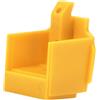 GOWENIC Ago per Giradischi Diamantato Sostituzione di Alta qualità per Audiofili Compatibilità Universale per AT LP60X AT3600L Stilo per Fonografo ABS Giallo (1PC)
