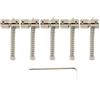 Musiclily Pro 18mm Sellette Ponte Bass in Acciaio Nickel 5 Pezzi | per Basso Elettrico 5 Corde tipo Jazz/Precision