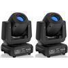 Rtktoup 2Pcs 100W Teste mobili LED RGBW Luci da palcoscenico 3Prisma effetto Luce DJ Fari 8 colori 8 Gobos per Discoteca Bar Festa Illuminazione