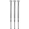 Walfront Cacciaviti per Sassofono Kit di Strumenti di Manutenzione per la Riparazione di Strumenti a Fiato 3 Pezzi Argento per Sassofono Clarinetto Oboe Flauto Piccolo Metallo