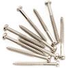 Musiclily Ultra Metrica M2,5x25 mm Viti di Montaggio Pickup Nickel 10 Pezzi | Acciaio Inox, Testa Pan Phillips ,per Chitarra Elettrica