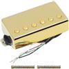 FLEOR Pickup Humbucker per chitarra Alnico 5, pickup al ponte a 4 fili 14-15K, adatto alla parte di chitarra LP, dorato