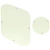 Musiclily LP Backplate and Switch Cover Set per Chitarra USA Les Paul, 3 strati Avorio