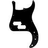 Musiclily Pro 10 Fori Battipenna P Basso Pickguard 1 strato Nero | per JPN Fender Japan Precision Bass 4 Corde