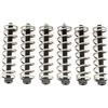 Musiclily Ultra UNC#3-48X1,1Viti e Molle in Acciaio Pickup Humbucker per Chitarra Elettrica Americana, Nero (Set di 6)