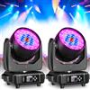 WZYBUTA 2 pezzi 19 x 15W Teste Mobili Moving Head LED Zoom DMX Beam Wash Effetto RGBW luci palcoscenico professionale messa a fuoco DJ luci per Natale discoteca