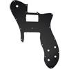 Musiclily Pro 16 Fori Single H Battipenna per Chitarra Elettrica tipo USA/Messico Fender 72 Tele Custom, 3 Strati Nero