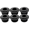 Musiclily Pro 6-10 mm Chitarra Boccole Adattatore Meccaniche Nero 6 Pezzi | Vintage/Moderno,per Chitarra Elettrica