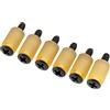 Musiclily Ultra UNC#6-32X3/4 Viti e Tubo per Pickup Single Coil Nero 6pz | Acciaio Inossidabile, per Chitarra Elettrica tipo USA/Mexico Fender Strat