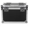 WZYBUTA Flightcase per 2 luci da 19 x 15W Moving Head Wash RGBW LED Beam Wash Zoom effetto scena, Nero