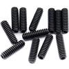 Musiclily Pro #4-40X3/8 Viti Altezza Selle in Acciaio per Ponte Chitarra Elettrica Strato e Tele American,Nero (Set di 12)