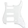 Musiclily Pro 11 Fori Round Corner HSS Battipenna 3 strati Aged White | per Chitarra Elettrica USA/Mexican Strat con 2 Vite per Montaggio Humbucking Open Pickup