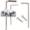 Musiclily Pro Porta Brugole per Paletta Ponte Tremolo FR Cromato | Completo di 3 chiavi a Brugola: 1,5 mm/2,5 mm/3,0 mm, per Chitarra Basso