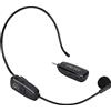 Bewinner Mini Microfono, 2.4G Wireless Headset Microfono Trasmettitore Ricevitore Microfono Portatile Auto Pairing per l'insegnamento, Guida Turistica, Conferenza, Discorso