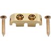 Musiclily Pro 25mm Abbassacorde Basso String Guide Tree Retainer Dorato | Ottone, per Basso Elettrico 5 Corde