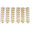 Musiclily Ultra UNC#3-48X1,1Viti e Molle per Pickup Humbucker Dorato Set 6 | Acciaio Inossidabile, per Chitarra Elettrica Americana