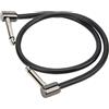 SUNGOOYUE FC‑20 Cavo per Effetti Cavo per Pedale Patch per Chitarra Connettore Ad Angolo Retto Accessorio Audio 50 Cm