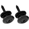 Musiclily Pro 14mm Tipo G Attacco Tracolla Bottoni Tracolla Nero 2pz | Acciaio, per Chitarra Elettrica Acustica Basso