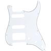 Musiclily Pro 11 Fori HSS Battipenna Angoli Arrotondati 3 strati Bianco | per Chitarra Elettrica USA/Mexican Strat con 4 Vite per Montaggio Humbucking Open Pickup