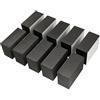 Musiclily Pro 40x27x17mm Pickup Regolazione Altezza Schiuma Nero 10 Pezzi | Adesivo,per Precision Bass