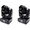 U`King 60W Teste Mobili LED RGBW Luci da Palcoscenico 8 Gobo 8 Colori Moving Head Luci Discoteca per Club Bar Spettacoli Natale (2PCS)