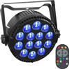 HOLDLAMP 84W Luci da Palco, HOLDLAMP RGBW LED Par con Attivazione del Suono,DMX 4/8CH Luce da palcoscenico con 120cm Cavo di Alimentazione per Matrimonio, Concerto, Club