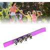 RASTKY Bracciale Jingle Bell da Polso Indossabile Orff, Robusto Tessuto in Fibra, Sviluppa il Ritmo per L'educazione Musicale dei Bambini, Adatto a Varie Esibizioni Musicali (PURPLE)