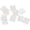 Musiclily Pro 5mm Naturale Madreperla Diamanti Fiocco di Neve Intarsi per Chitarra Tastiera Segnatasti Inlay Dots, White Pearl (Set di 10)