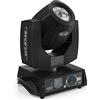 WZYBUTA Teste Mobili 230W Luce da Discoteca RGBW Luci da Festa 16CH Strobo Discoteca Luci Palco per DJ Bar Festa Palcoscenico Club Christmas Halloween (Nero-non LED)