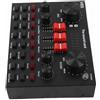 CHICIRIS Scheda Audio Dal con 16 Effetti Sonori per Karaoke Live Streaming, Board di Mixer per Vocale per Stanza Divertente, V8 di Metallo per Telefoni Cellulari, Tablet (BLACK)