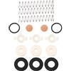 BQLZR BQZLE Kit di Riparazione per Tromba in Sib con Tampone in Feltro da 16 Pezzi e Kit Tampone in Sughero con Valvola per Tromba