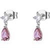 Brosway Orecchini Donna in Argento | Orecchini con Tender Pink | Collezione FANCY - FTP14