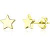 Philip Jones Orecchini a forma di stella placcati in oro