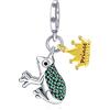 Rimgoris 925 Charm in argento sterling per donne Bracciali Collana Festa della Mamma Compleanno Gatto Chiusura Catena di sicurezza in cristallo Coccinella Gatto Imbottito Giocattoli Oro Rosa Natura