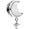 Feitery Santa Charms Compatible with Pandora Braccialetti Giorno di Natale Bead Charm da donna