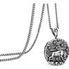 Speroto Collana Zodiaco Costellazione Regalo per Amici Famiglia Oroscopo Astrologia Collana in Acciaio Inossidabile Collana con Ciondolo in Rilievo per Uomo Donna