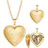 Custom4U Collana Donna Personalizzata Argento Oro Rosa Collana Foto Nome Rame Ipoallergenico Forma Cuore Fiore Rosa in Rilievo Regalo Commemorativo per Famiglie Mamma Amici