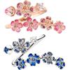 Generico Fiore di pesca anello, rosa fiore aperto anello per le donne