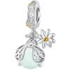 Fanona Charm Ciondolo Luminoso al buio luciérnaga per bracciale Pandora in Argento Sterling,Gioiello Ciondolo Coccinella, Regalo per Donne e Ragazze